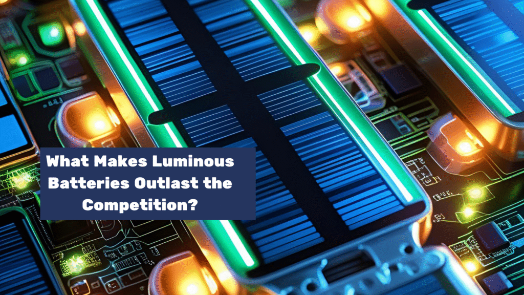What Makes Luminous Batteries Outlast the Competition?