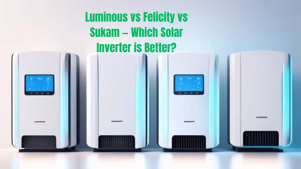 Luminous vs Felicity vs Sukam — Which Solar Inverter is Better?