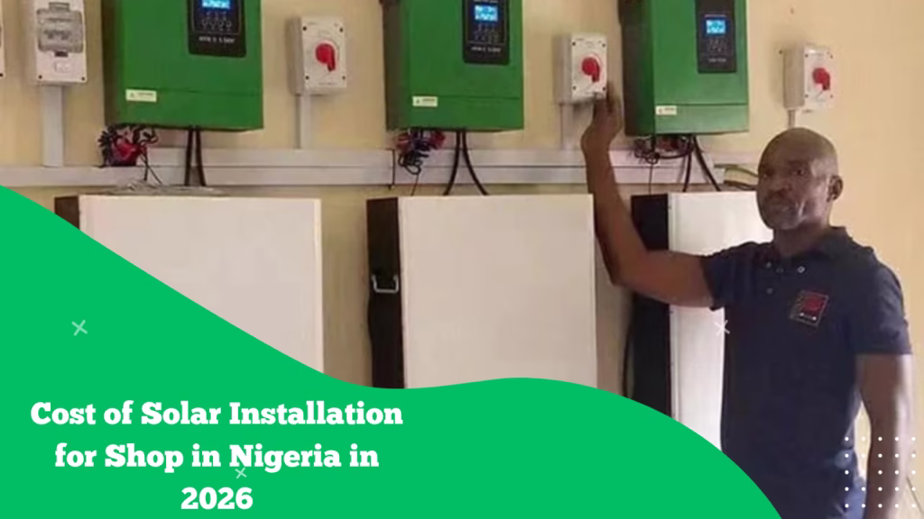 Cost of Solar Installation for Shop in Nigeria in 2026