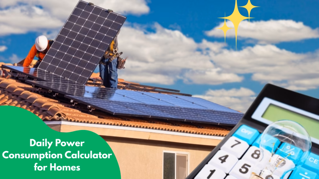 Daily Power Consumption Calculator for Homes (Complete Guide + Built-In Calculation Method)