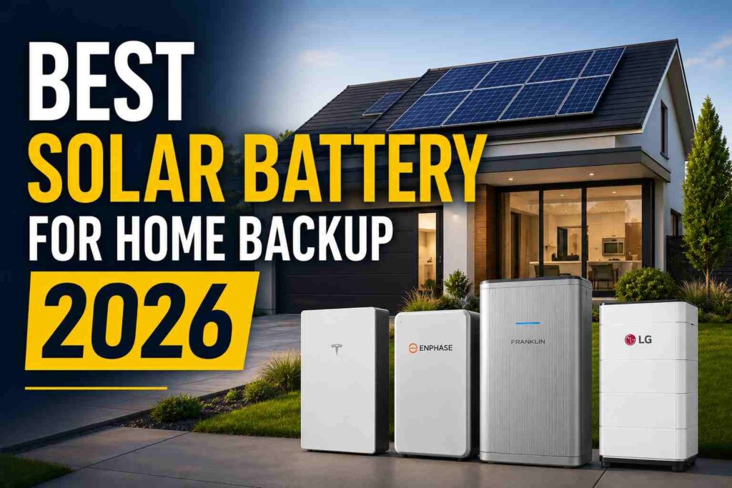 Best Solar Battery for Home Backup in 2026