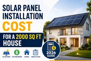 Solar Panel Installation Cost for a 2000 Sq Ft House