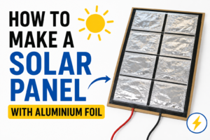 How to Make a Solar Panel with Aluminium Foil