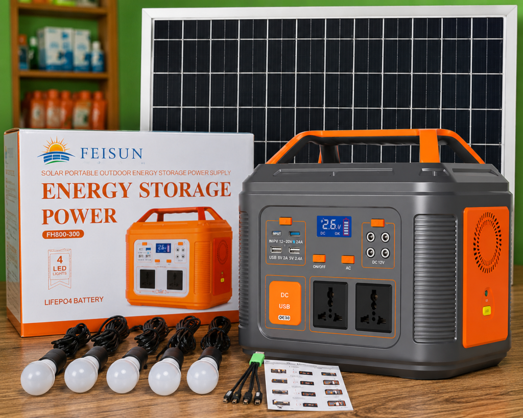 FEISUN Solar Generators: Portable Solar Power Stations for Homes, Businesses, Students and Remote Workers in Nigeria